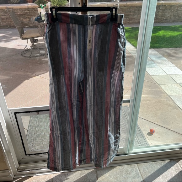 TAVIK NWT HANNAH PANTS RED BLUE STRIPE MEDIUM 100% COTTON - Picture 11 of 11